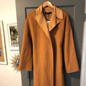Zara Camel Wool Coat